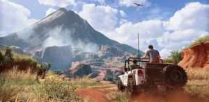 Image of video game uncharted, highly praised for incorporating localization in video game development