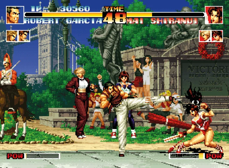 an example of a fughting game UI.